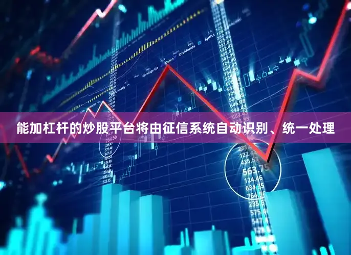 能加杠杆的炒股平台将由征信系统自动识别、统一处理