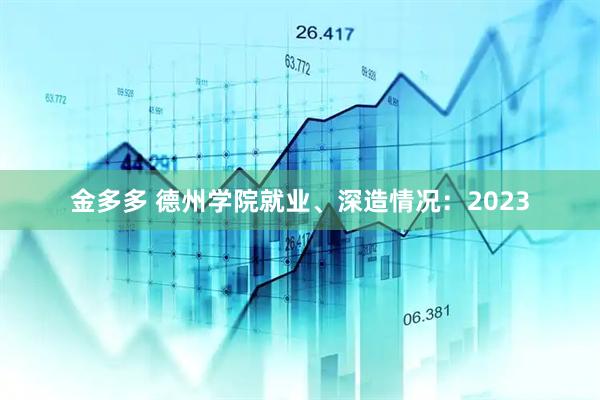 金多多 德州学院就业、深造情况：2023